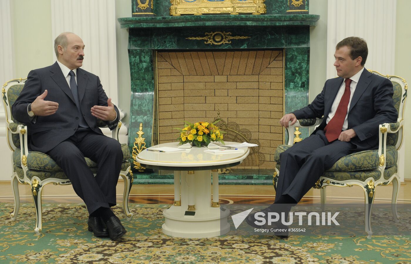 Dmitry Medvedev meeting with Alexander Lukashenko