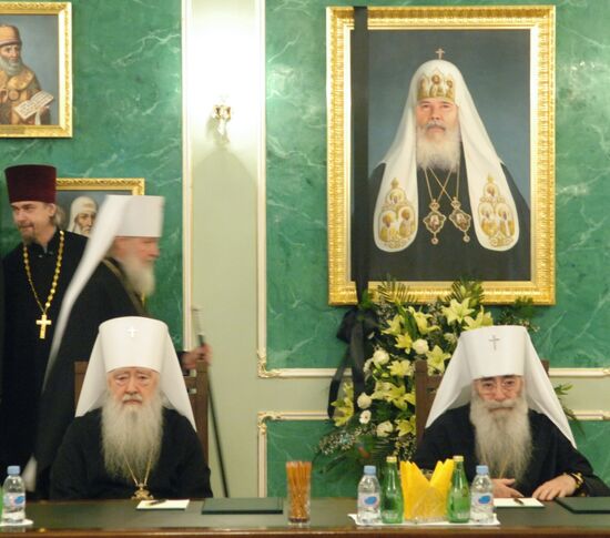 Meeting of Russian Orthodox Church's Holy Synod