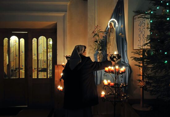 Catholics celebrate Christmas