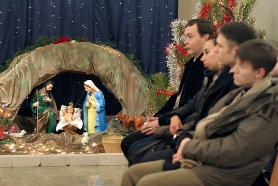Catholics celebrate Christmas