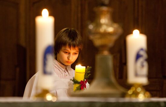 Catholics celebrate Christmas