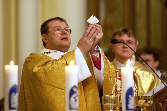 Catholics celebrate Christmas
