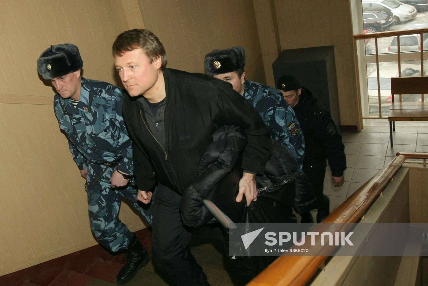 Alexei Kurtsin standing trial at the Moscow City Court