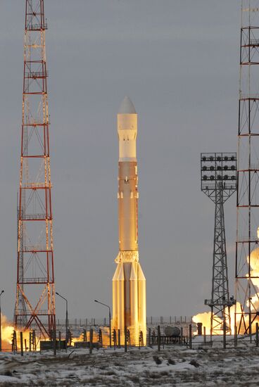 Three GLONASS satellites launched from Baikonur