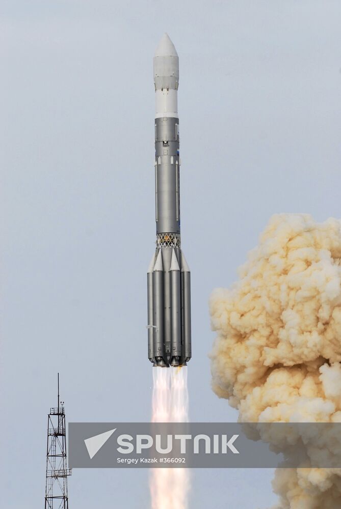Three GLONASS satellites launched from Baikonur