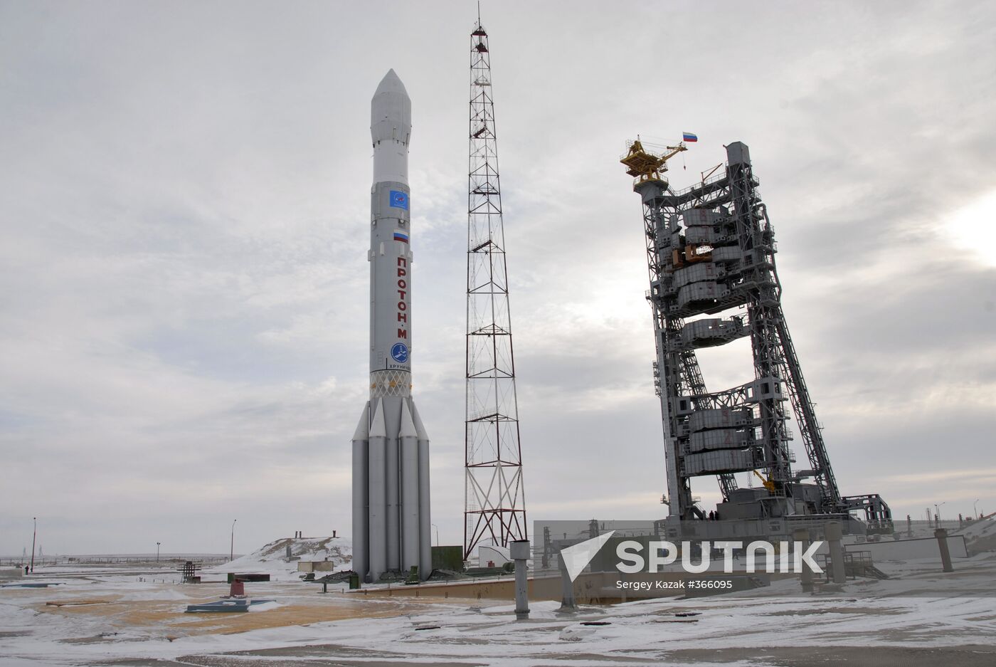 Three GLONASS satellites launched from Baikonur