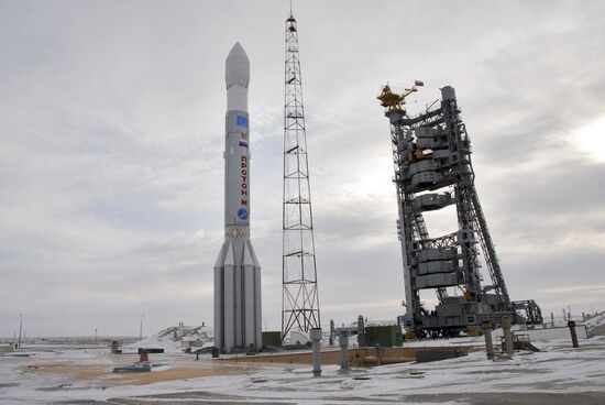 Three GLONASS satellites launched from Baikonur