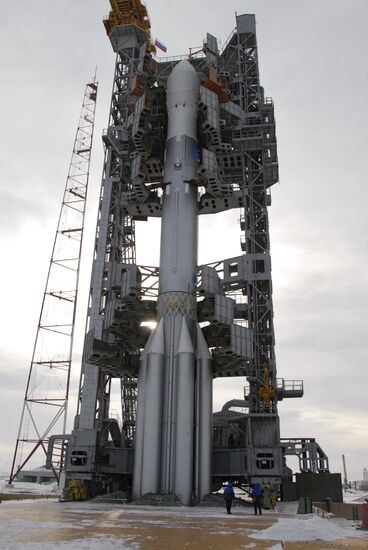 Three GLONASS satellites launched from Baikonur