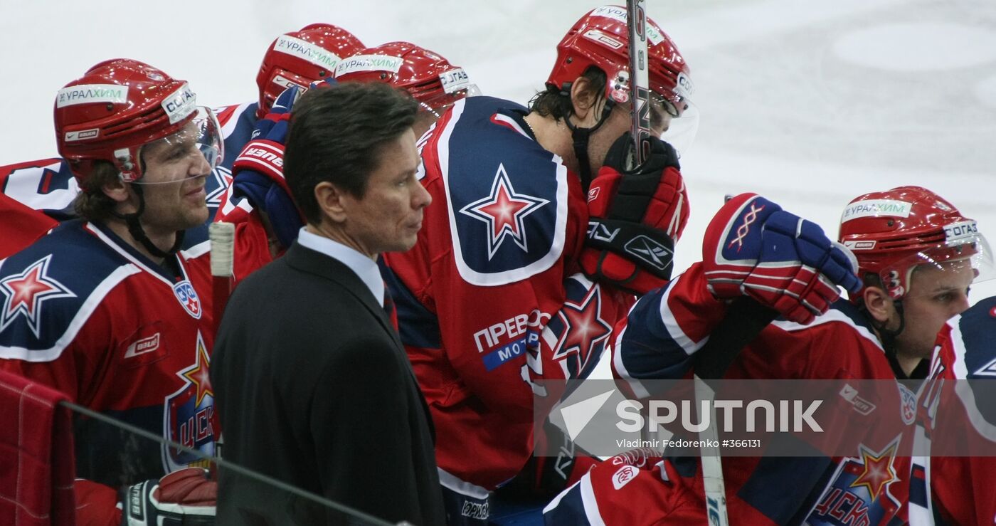 KHL. CSKA Moscow vs. Ak Bars Kazan