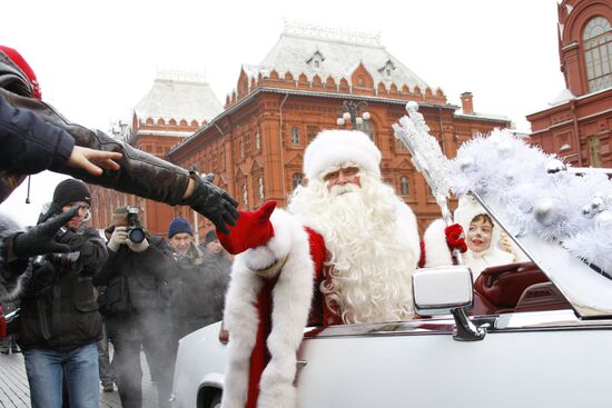 Russia's Chief Father Frost comes to Moscow