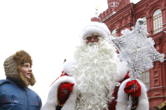 Russia's Chief Father Frost comes to Moscow