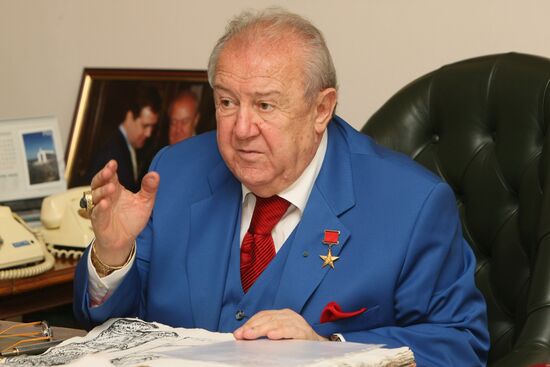 Zurab Tsereteli, president of Russian Academy of Arts