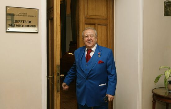 Zurab Tsereteli, president of Russian Academy of Arts