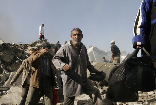 Israe; launches air strike on Gaza