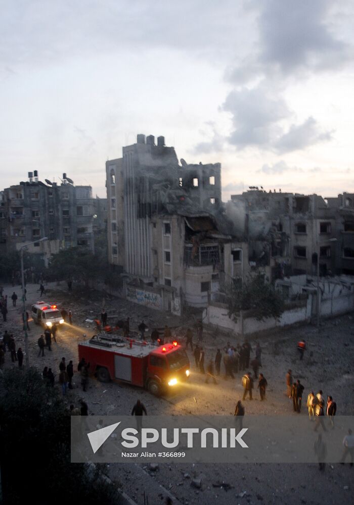 Israel launches air strike on Gaza