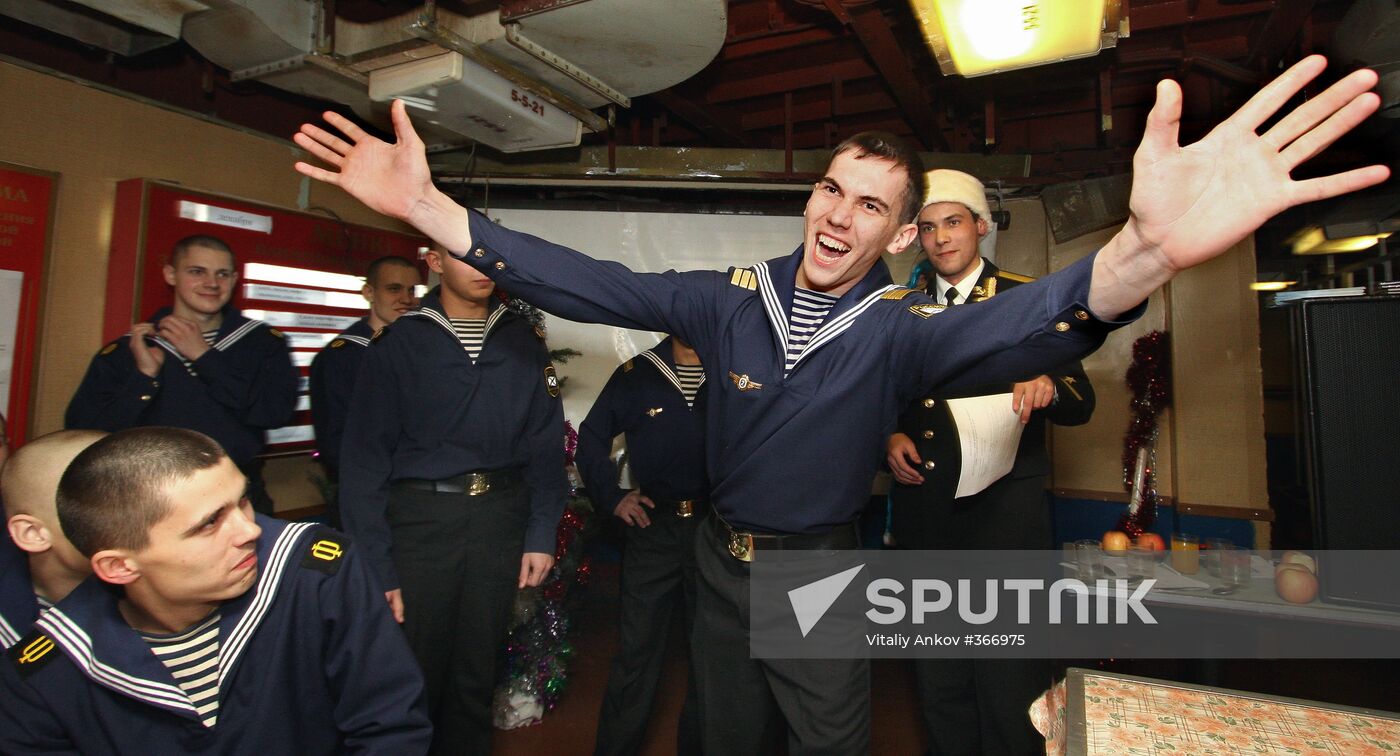 Seeing in New Year aboard Admiral Panteleyev