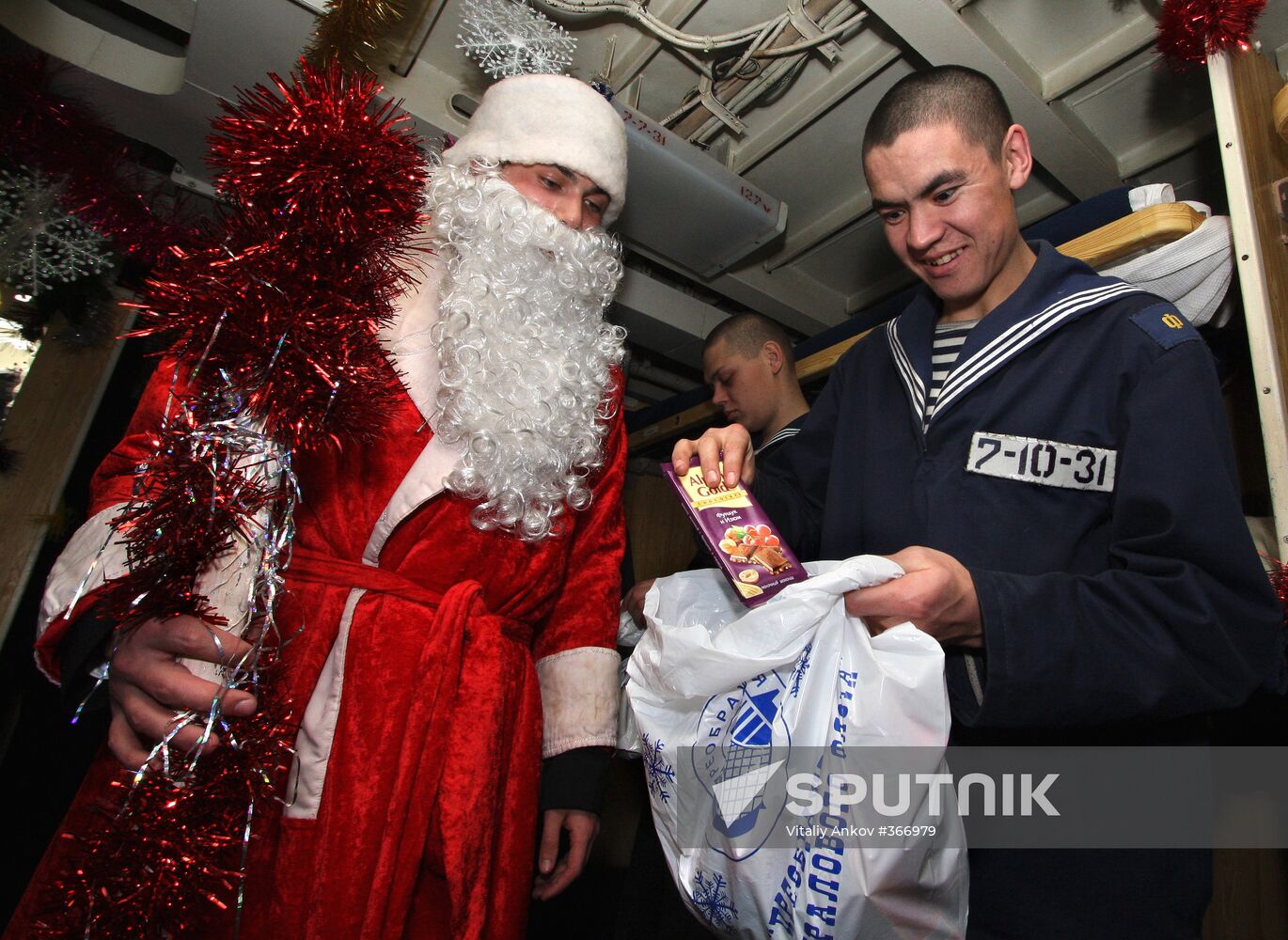 Seeing in New Year aboard Admiral Panteleyev