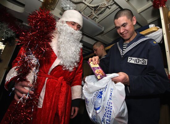 Seeing in New Year aboard Admiral Panteleyev