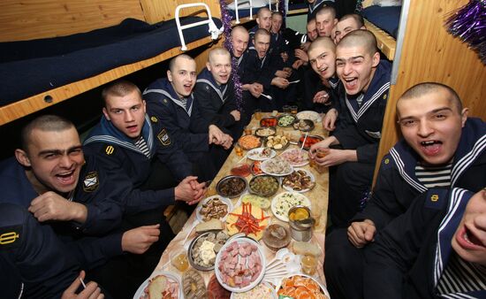 Seeing in New Year aboard Admiral Panteleyev