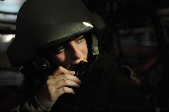 IDF paratrooper brigade during operation in Gaza Strip