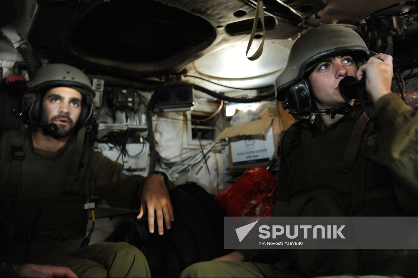 IDF paratrooper brigade during operation in Gaza Strip