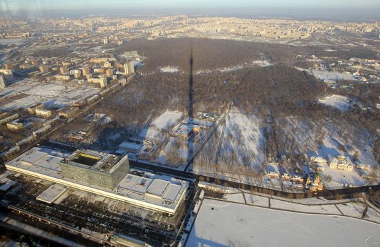 The renovated Ostankino Television Tower