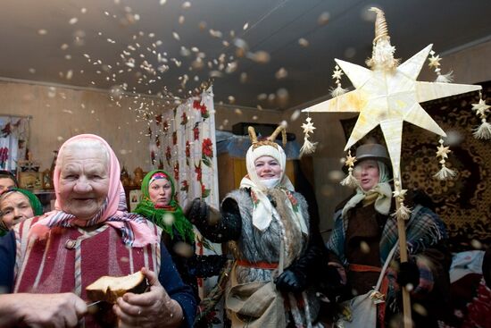 Christmas carols in Belarus