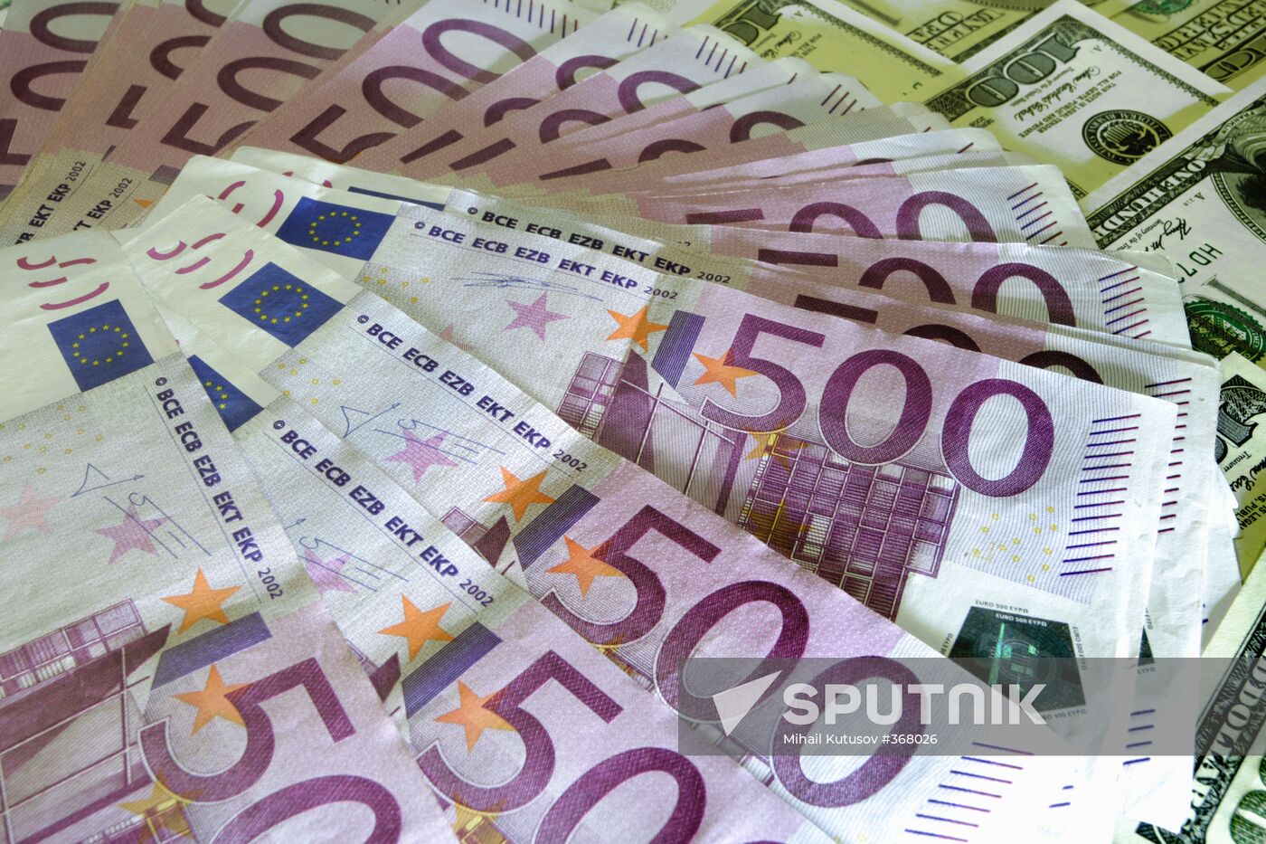 Banknotes and coins from all over the world