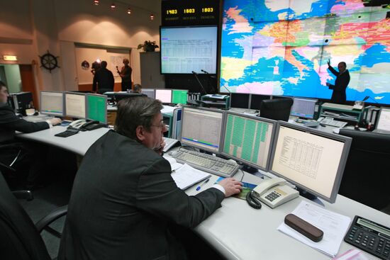 Gazprom's control center