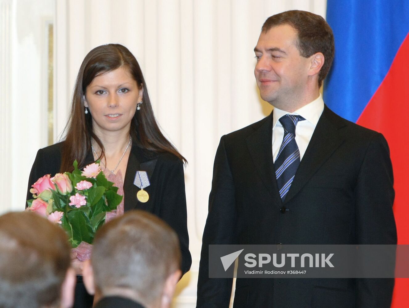 President Dmitry Medvedev presents state awards