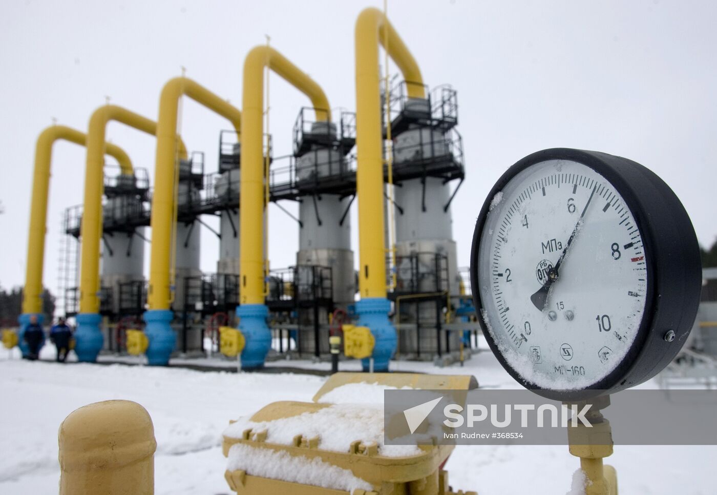 Gas compressor station "Nesvizhskaya" in Belarus