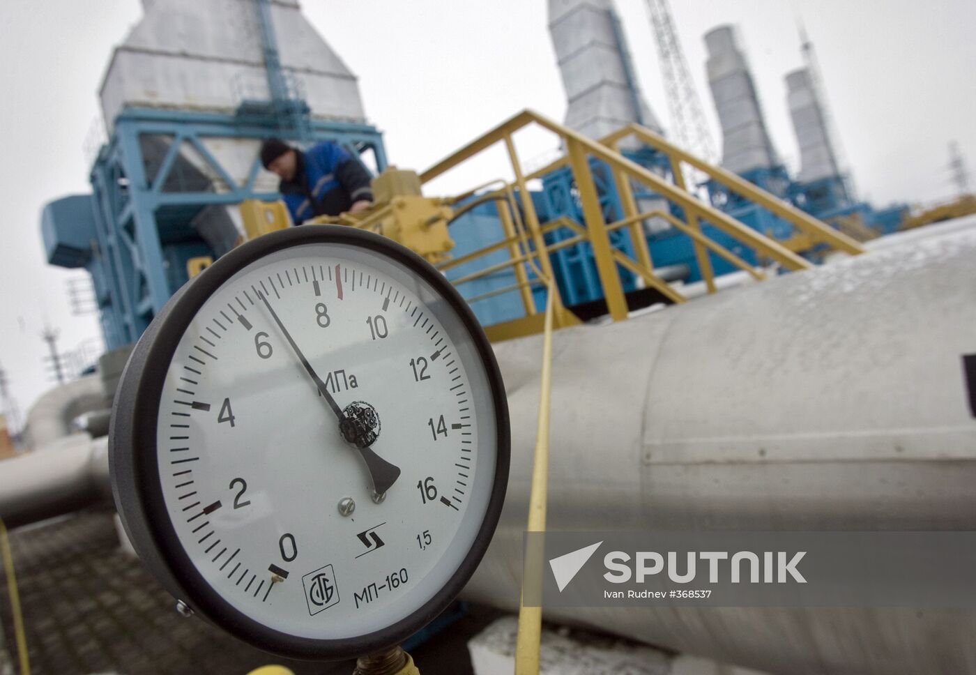 Gas compressor station "Nesvizhskaya" in Belarus