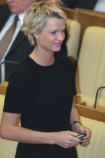 Deputy head of Duma Committee on Youth Affairs Svetlana Khorkina