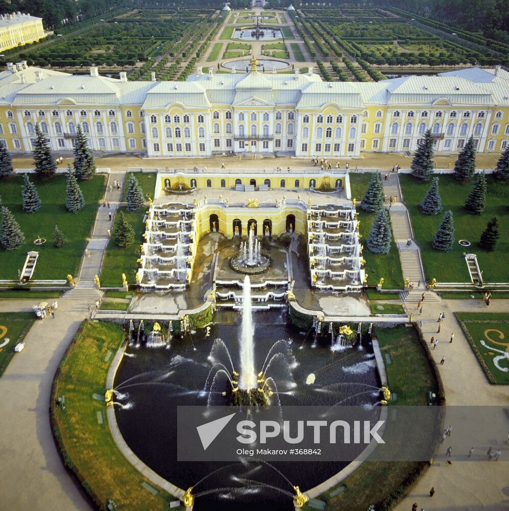 The Peterhof palace-and-park ensemble