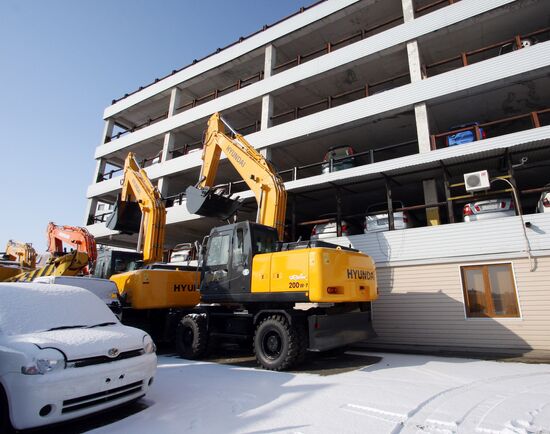 Temporary car storage in Vladivostok