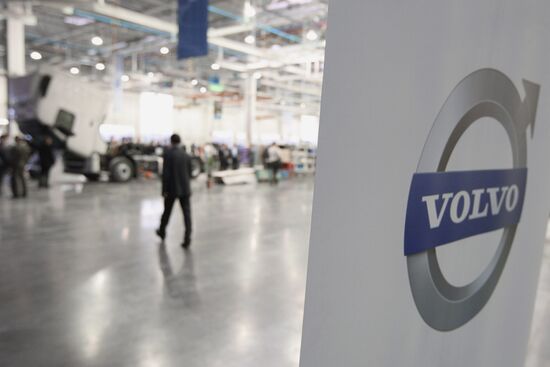 Opening Volvo Group plant in Kaluga