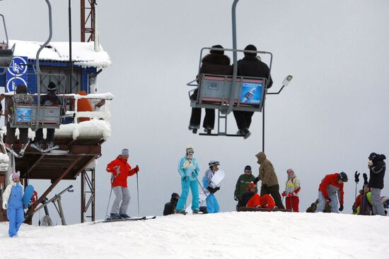Winter vacationing in the Moscow suburbs