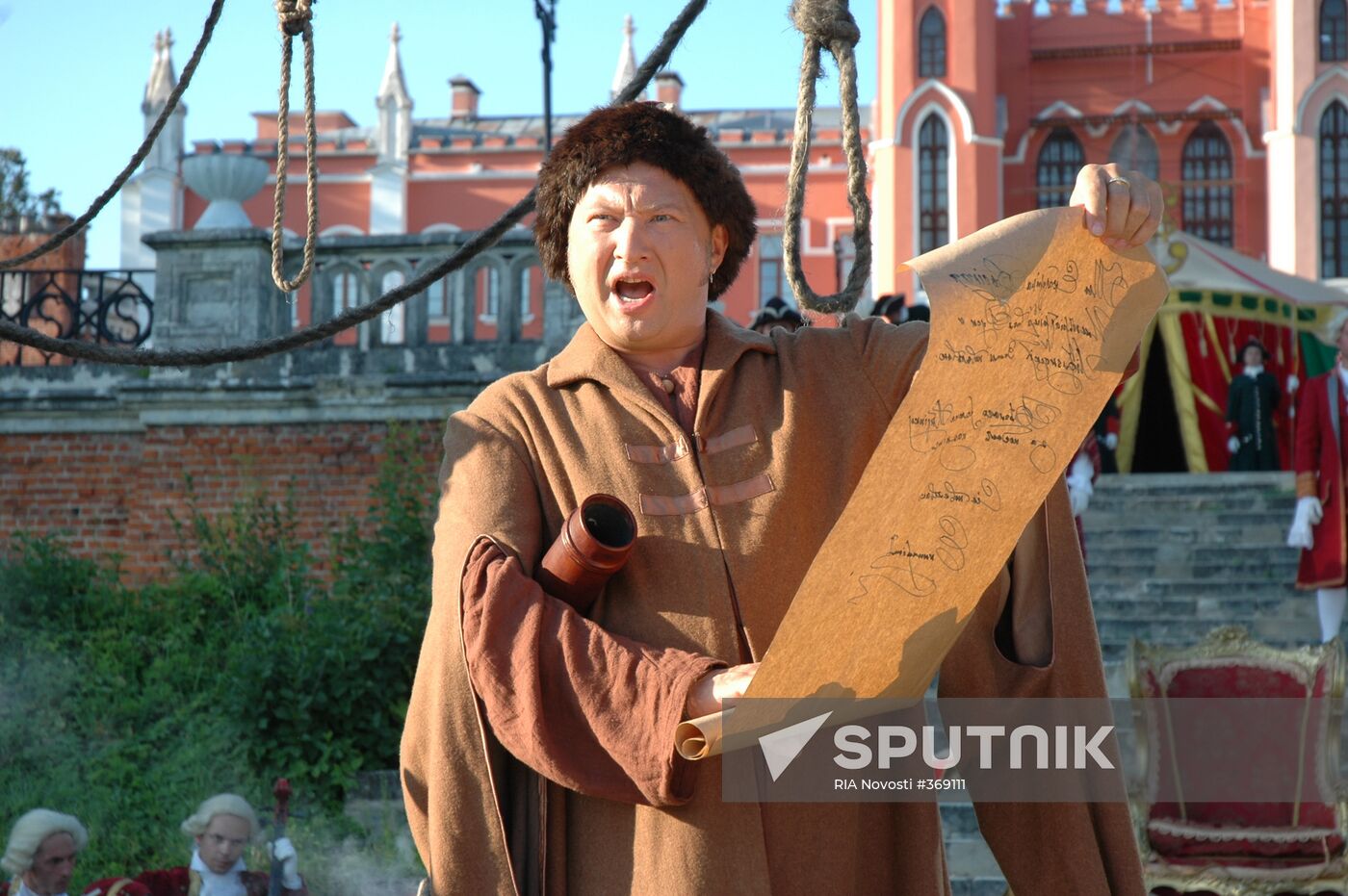 Stills from Oleg Fomin's film "The Best Movie-2"