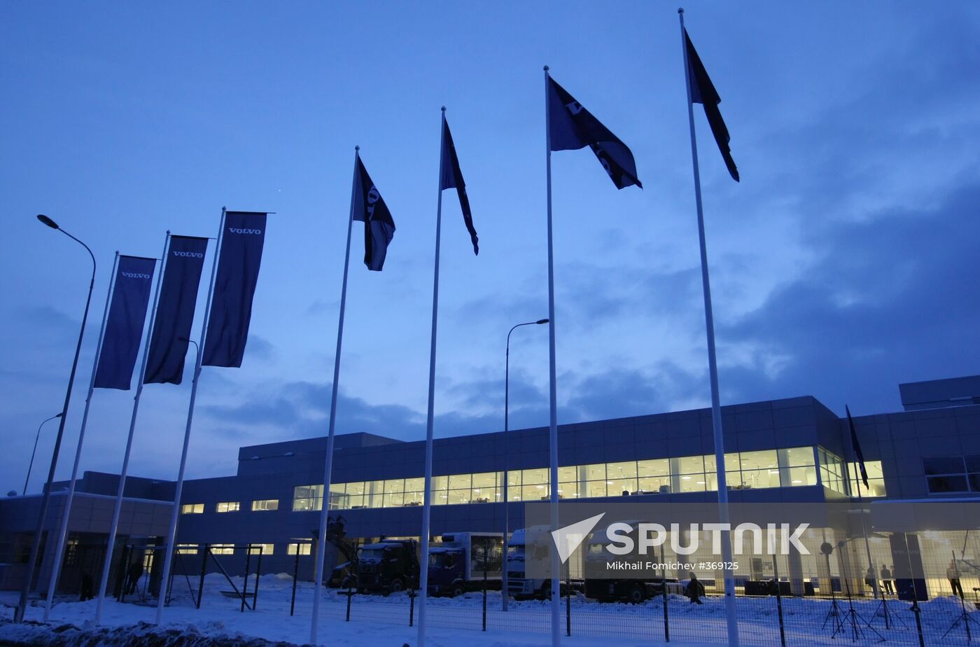 Opening of Volvo Group plant in Kaluga