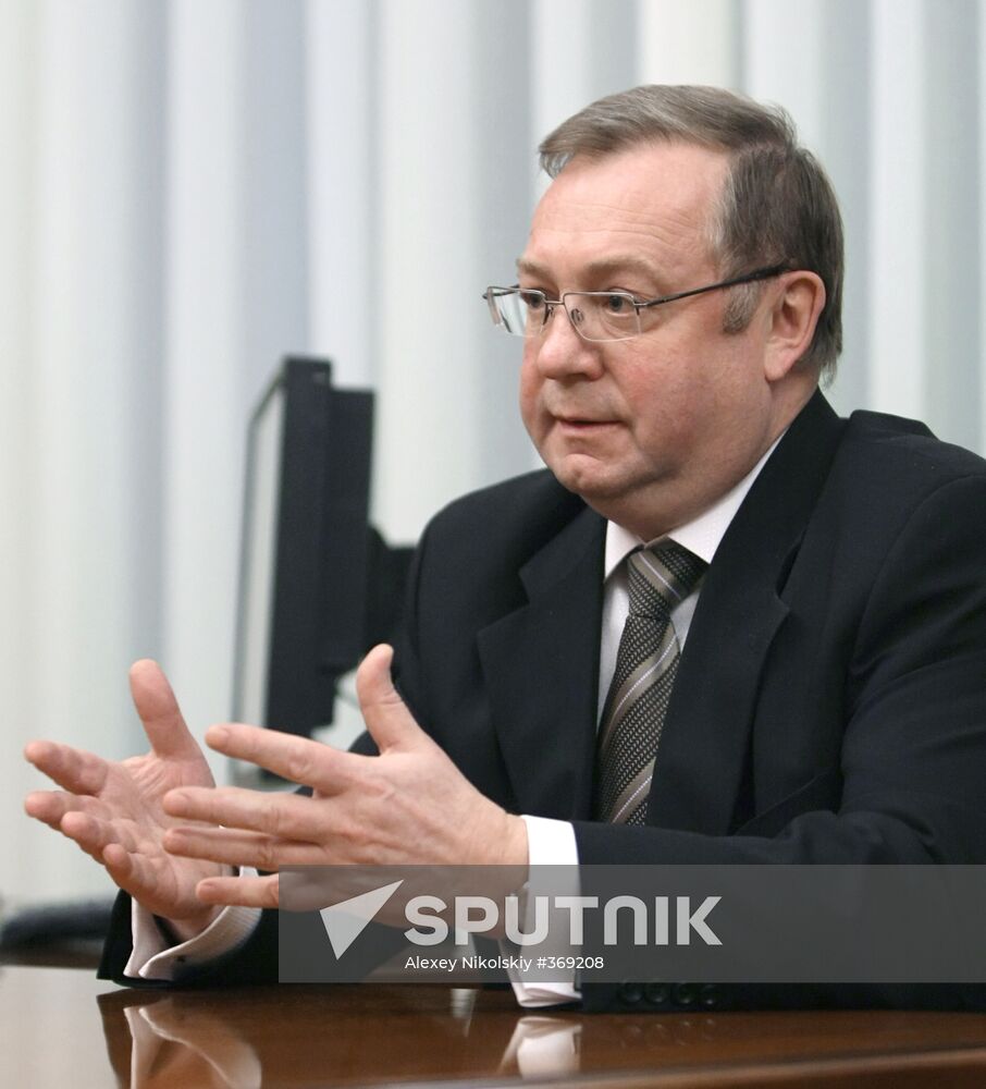 Vladimir Putin meets with Sergei Stepashin