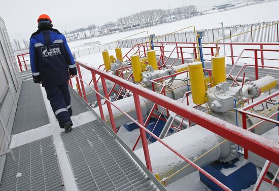 Gas transits via the Sudzha gas-measuring station