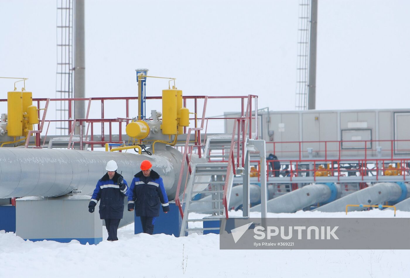 Gas transits via the Sudzha gas-measuring station