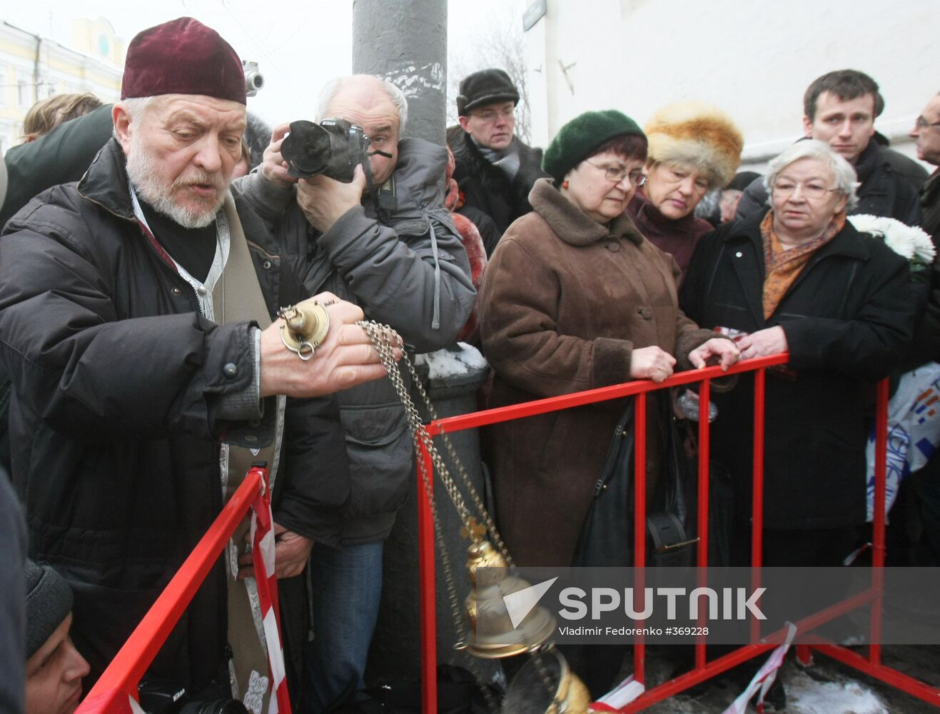 Gathering in memory of Stanislav Markelov and Anastasia Baburova