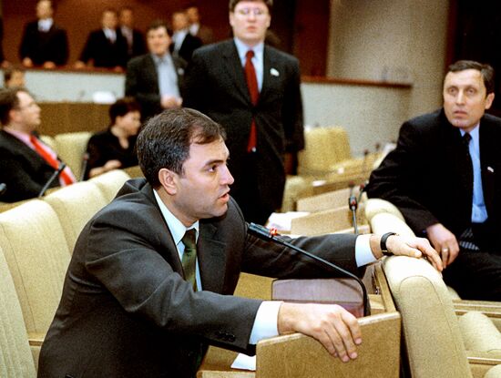 Vyacheslav Volodin of Fatherland - All Russia party