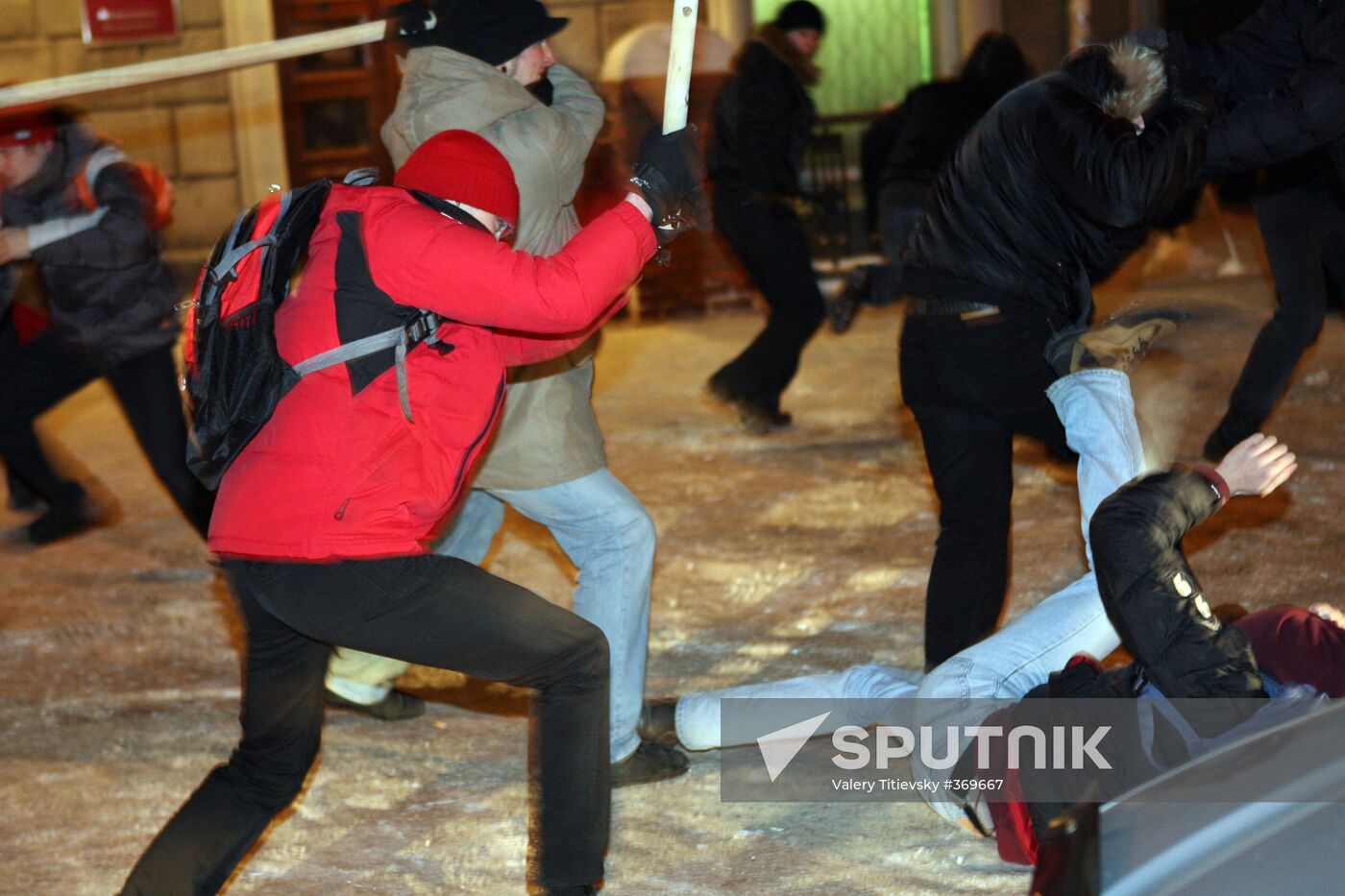 Unsanctioned anarchist picket in Novosibirsk