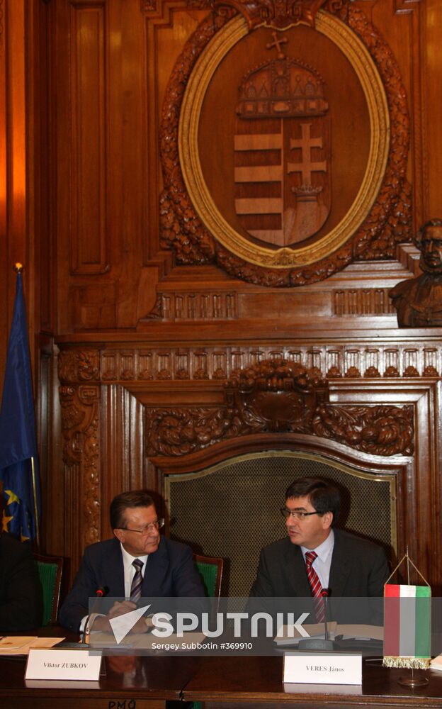 Viktor Zubkov visits Budapest