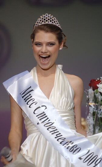 Miss Student 2009 beauty pageant in Moscow