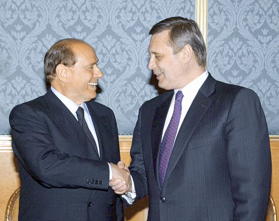 M.Kasyanov and S. Berlusconi