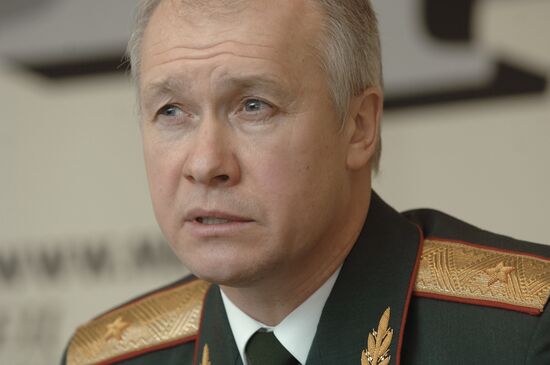 Vasily Sorokin gives news conference in Moscow