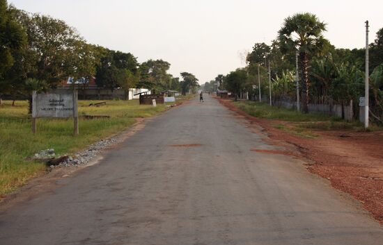 Kilinochchi in northern Sri Lanka